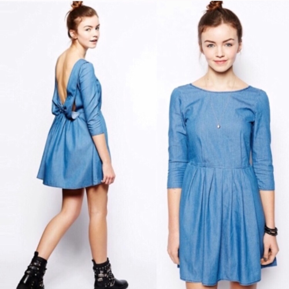 Blue Denim Dress